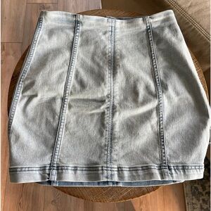 Free People Jeans Skirt
